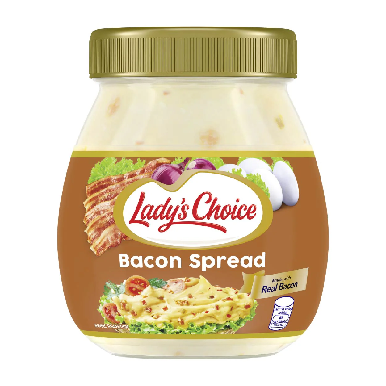 LADY'S CHOICE BACON SPREAD 470ML JAR