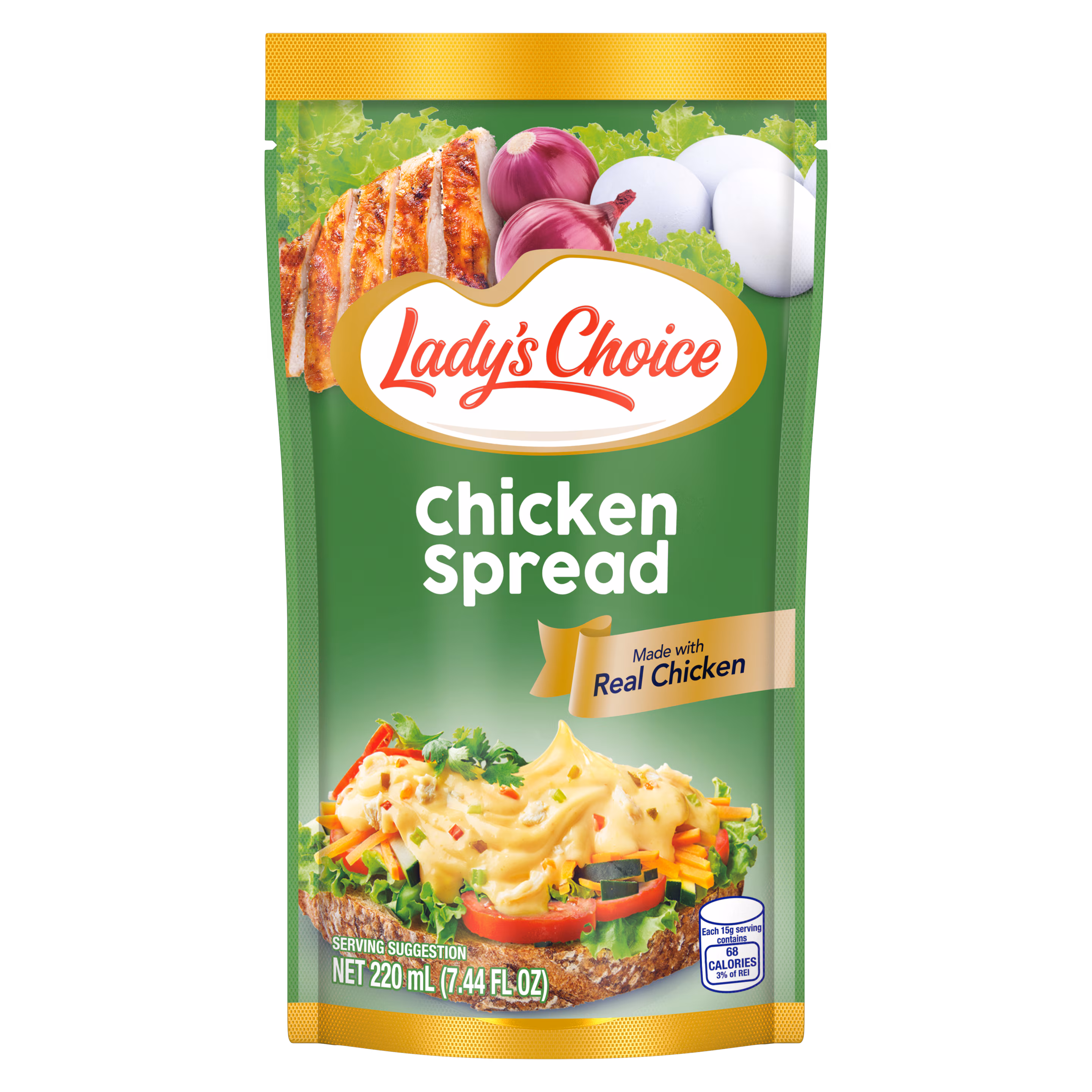 LADY'S CHOICE CHICKEN SPREAD 220ML POUCH