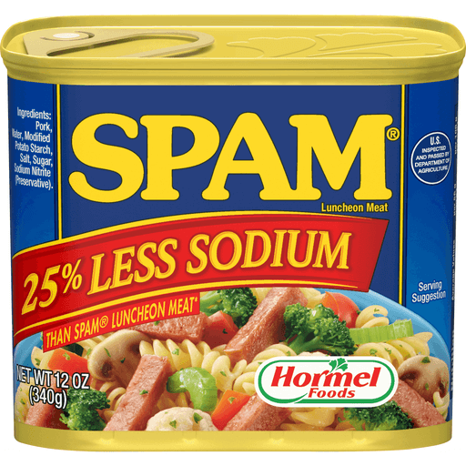 SPAM LESS SODIUM