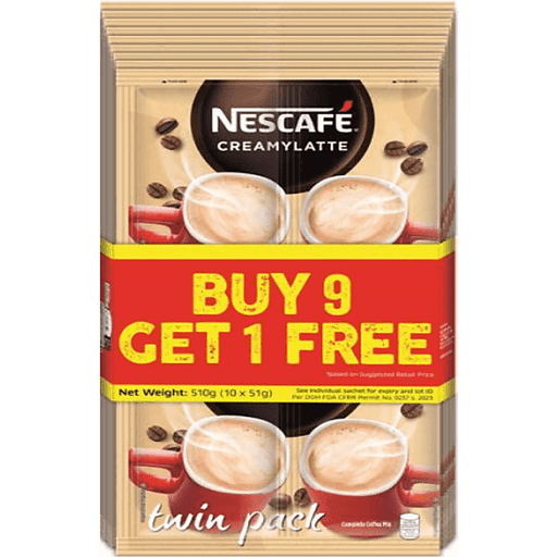 NESCAFE CREAMYLATTE TWIN 9+1