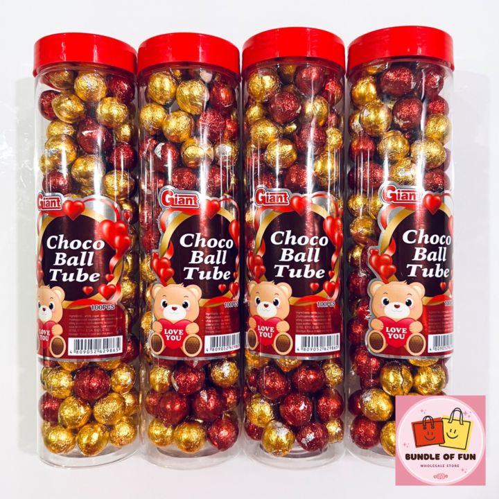 GIANT CHOCO BALL TUBE 100'S