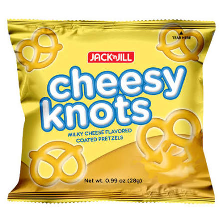 CHEESY KNOTS 28G