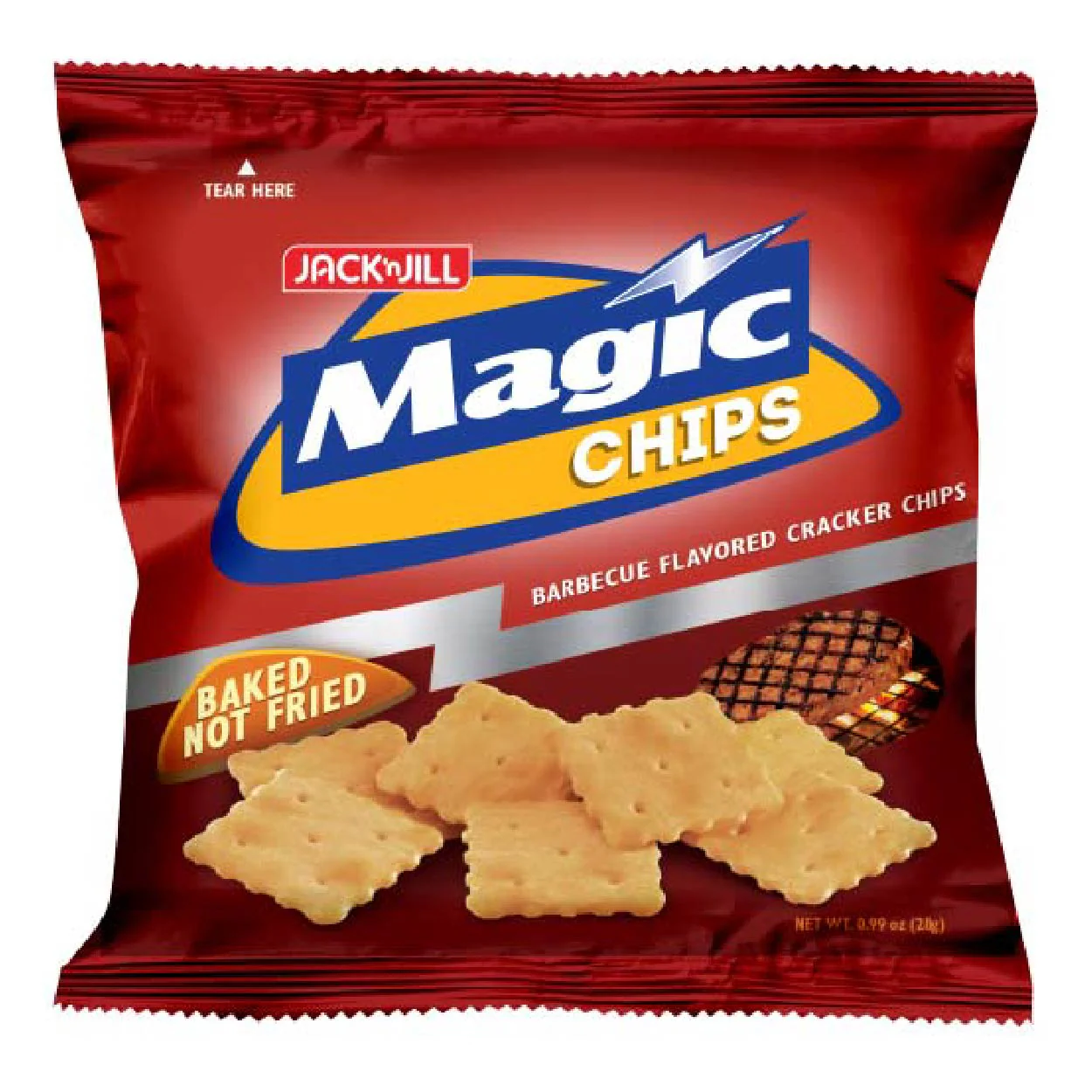 MAGIC CHIPS THIN & CRISPY BBQ 28G