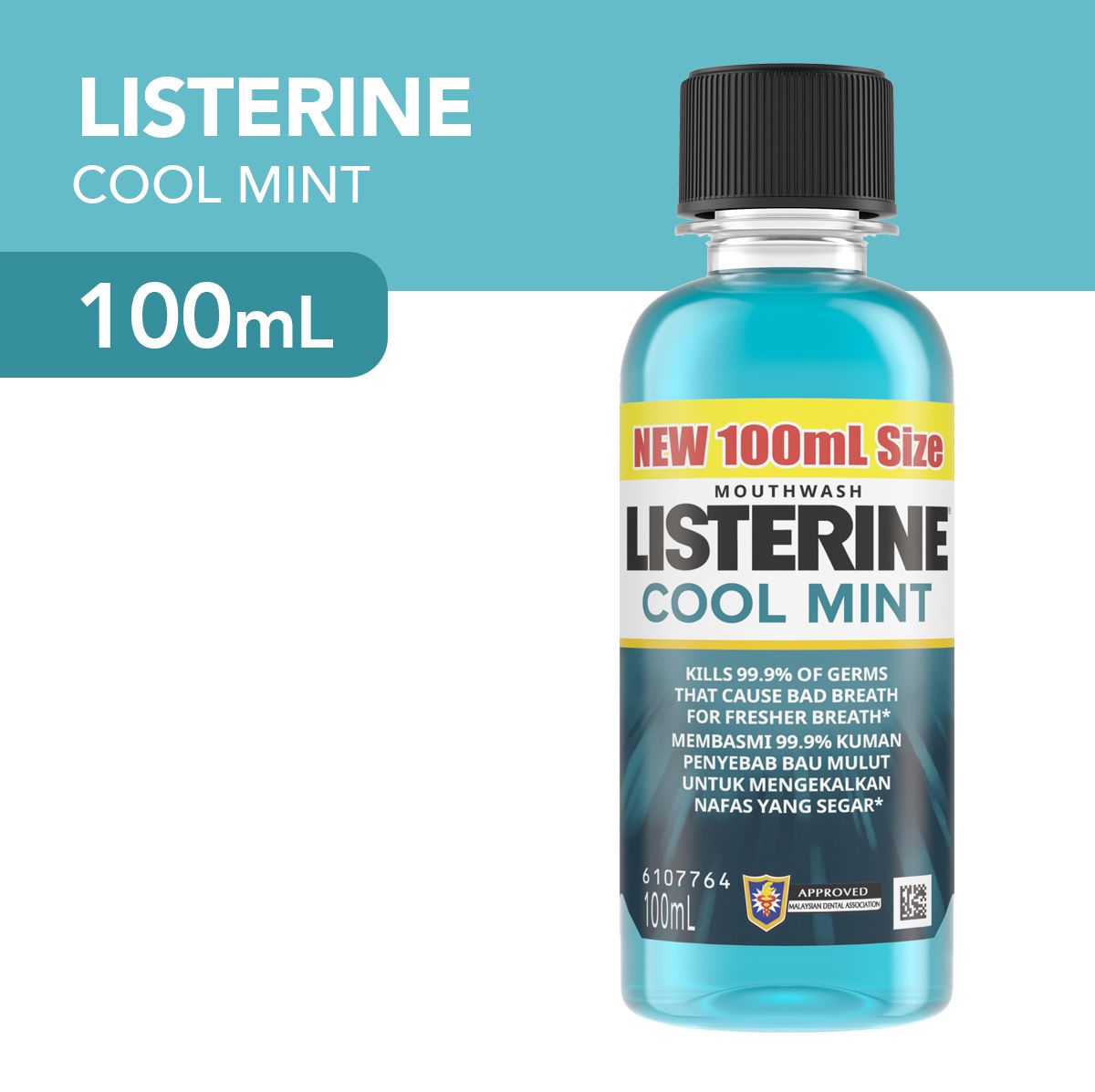 LISTERINE COOL MINT 100ML
