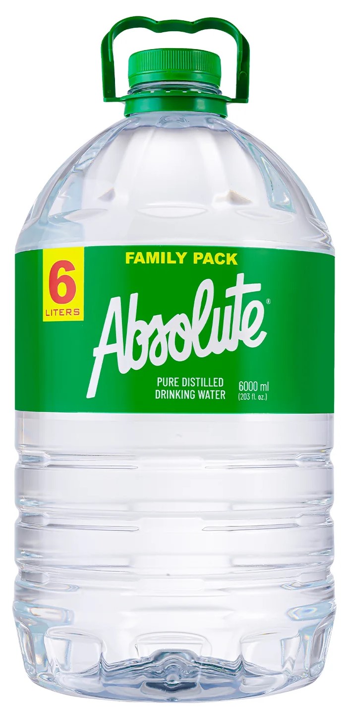ABSOLUTE DISTILLED WATER 6L