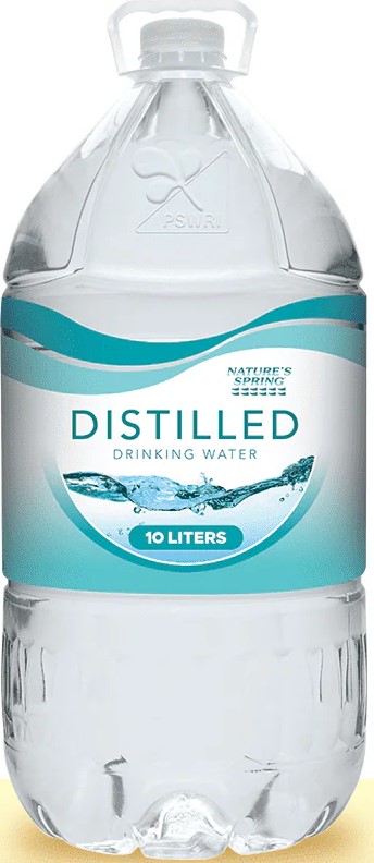 NATURE'S SPRING DISTILLED 10 LITERS