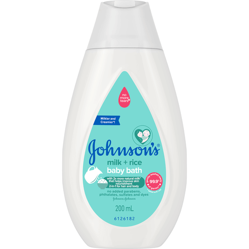 JOHNSON'S MILK BATH 200ML BOTTLE