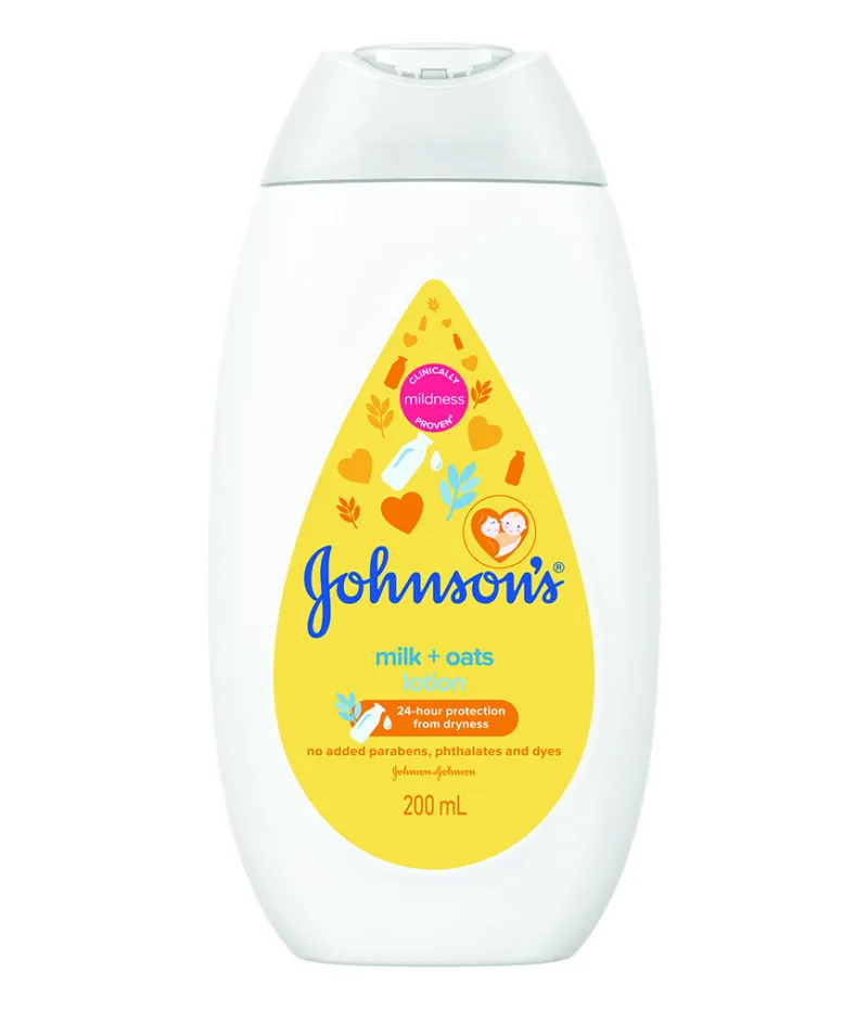 JOHNSON'S MILK + OATS LOTION 200ML