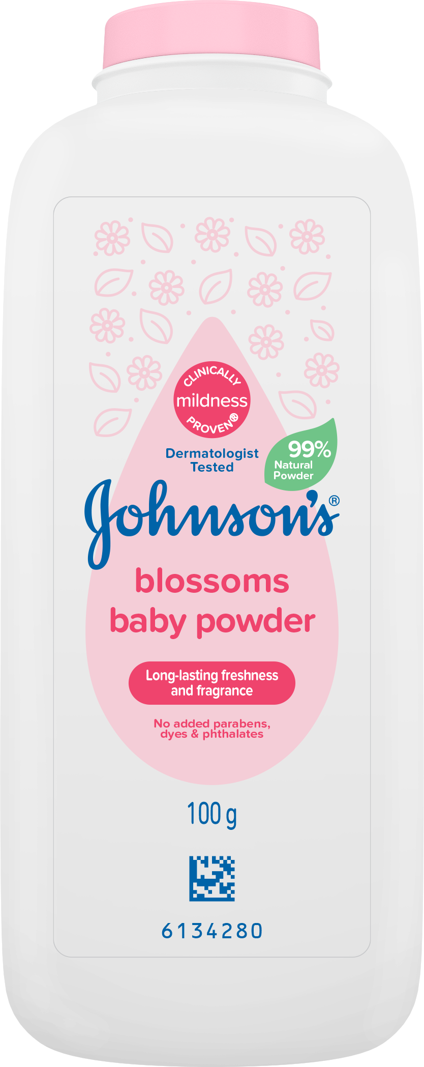 JOHNSON'S POWDER PINK 100G