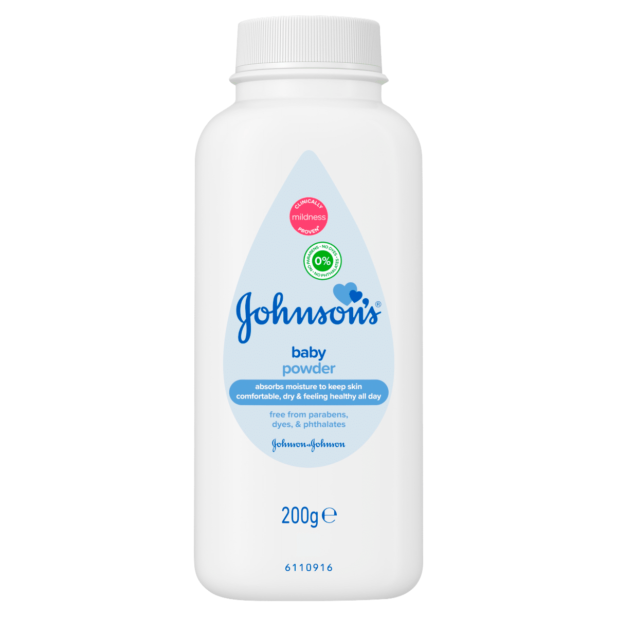 JOHNSON'S POWDER WHITE 200G