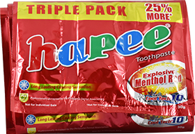 HAPEE TOOTHPASTE RED 30G