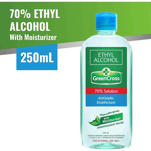 GREEN CROSS ETHYL 70% 250ML
