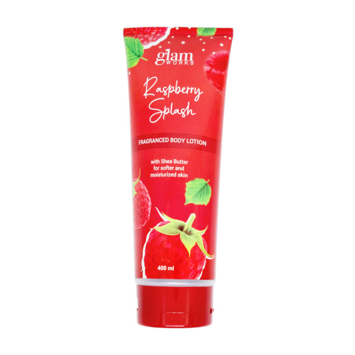 GLAM WORKS RASPBERRY SPLASH LOTION 400ML