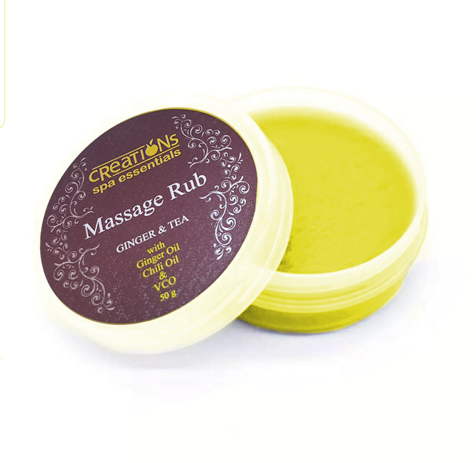 CREATIONS MASSAGE RUB YELLOW 50G
