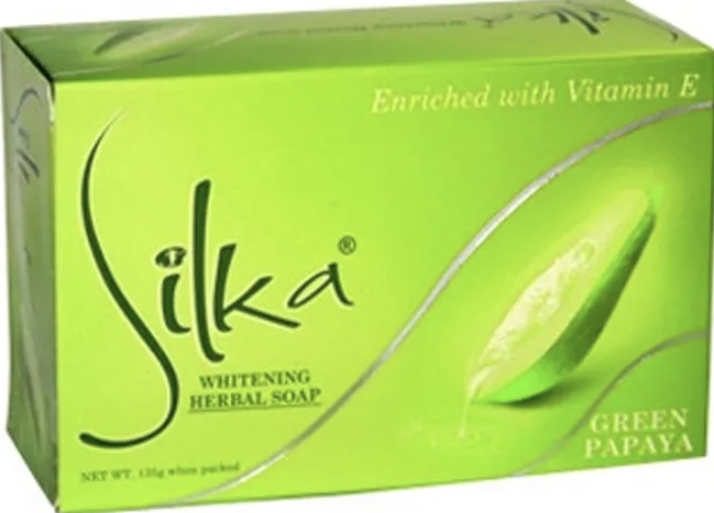 SILKA PAPAYA SOAP GREEN 135g