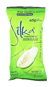 SILKA PAPAYA SOAP GREEN 45G