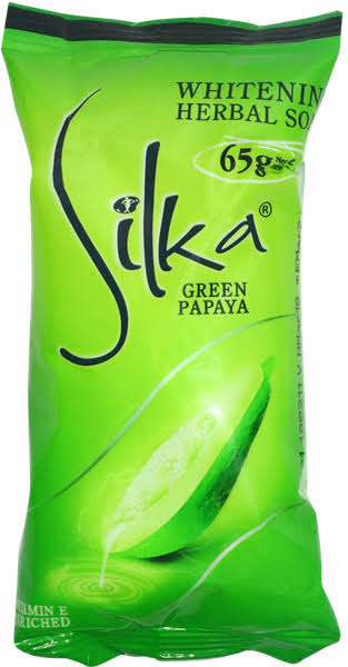 SILKA PAPAYA SOAP GREEN 65G