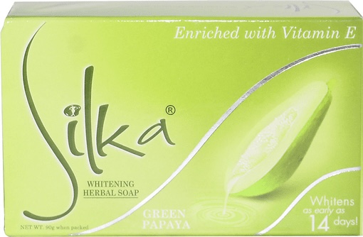 SILKA PAPAYA SOAP GREEN 90G