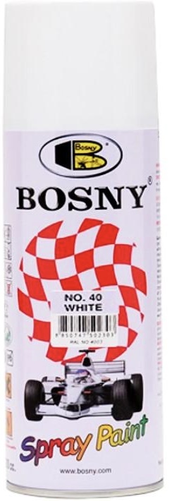 BOSNY SPRAY PAINT WHITE No.40
