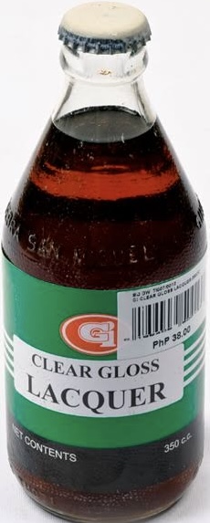 CLEAR GLOSS LAQUER BOTTLE G.I.