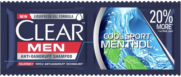 CLEAR SHAMPOO MEN BLUE COOL SPORT 10ML