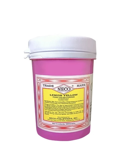 NECO FOOD COLOR LEMON YELLOW 125G