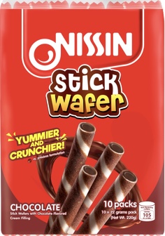 NISSIN STICK WAFER CHOCO