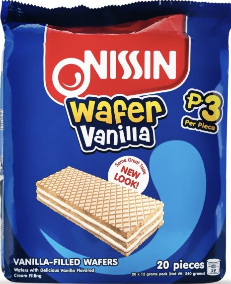 NISSIN WAFER VANILLA 20'S