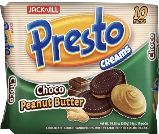 PRESTO CREAMS PEANUT BUTTER 10'S