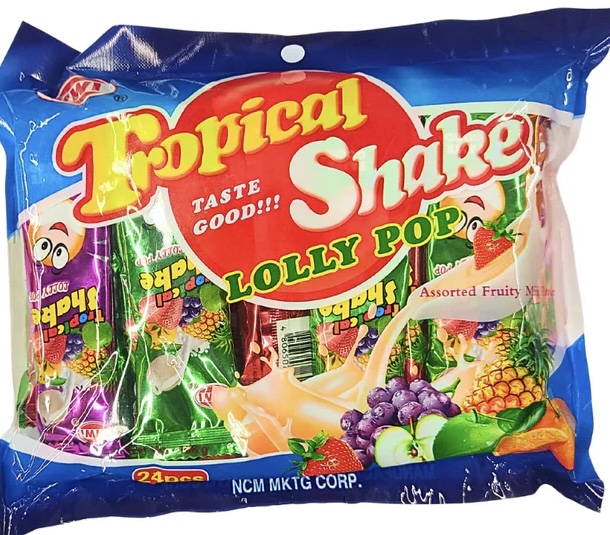 TIWI TROPICAL SHAKE LOLLIPOP 24's