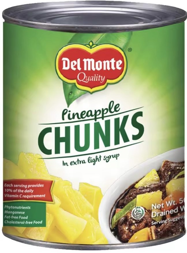DM PINEAPPLE CHUNKS 836G