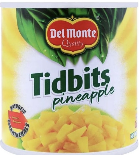 DM PINEAPPLE TIDBITS 439G