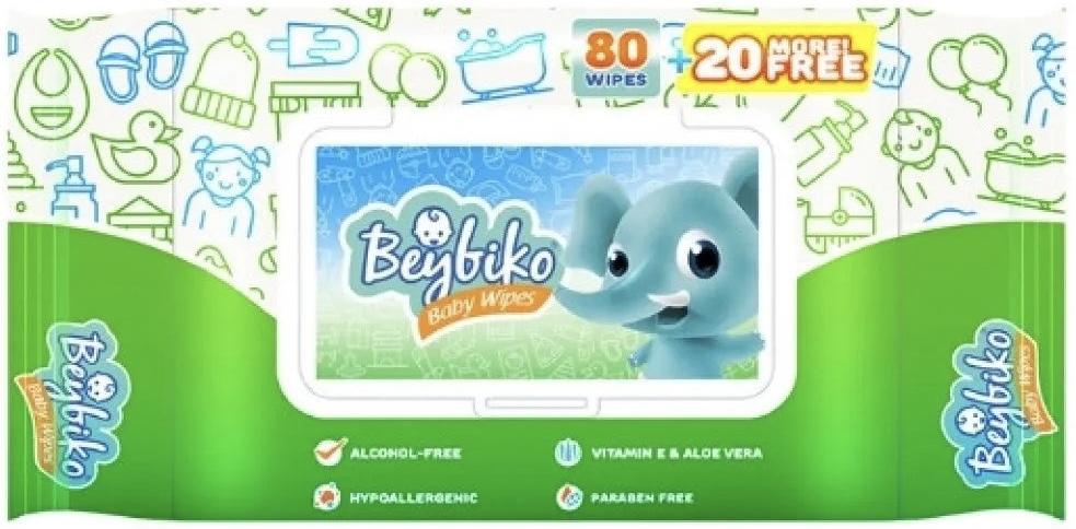 BEYBIKO BB WIPES FRESH 80'S