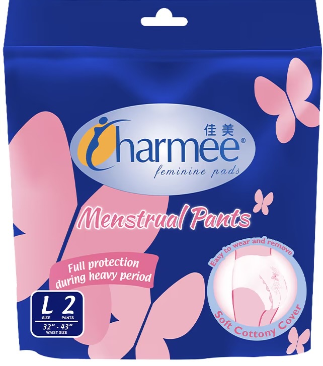 CHARMEE MENSTRUAL PANTS  L 2'S