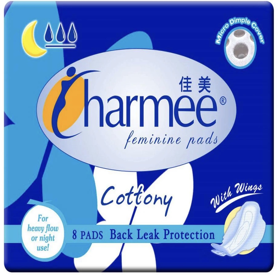 CHARMEE NAPKIN HEAVY FLOW 8'S