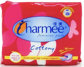 CHARMEE NAPKIN NON WING PINK 8'S