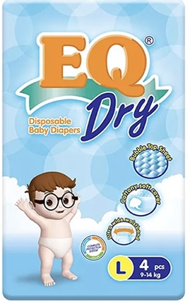 EQ DRY LARGE 4'S