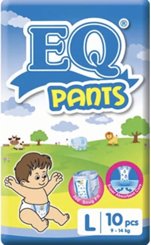 EQ PANTS L 10's