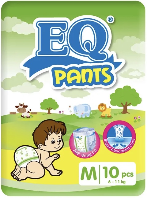 EQ PANTS M 10's