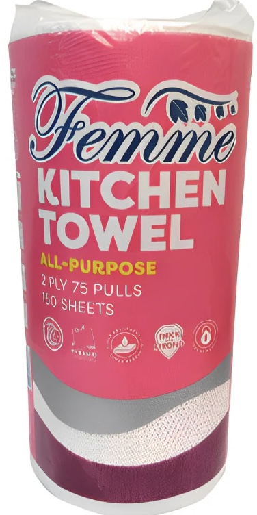 FEMME KITCHEN TOWEL ALL PURPOSE SINGLE