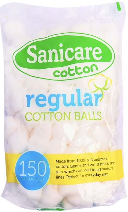SANICARE COTTON BALLS 150'S
