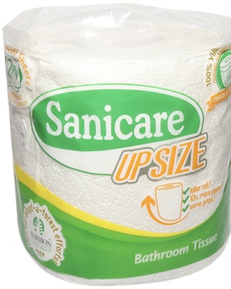 SANICARE TISSUE 2P PLAIN SINGLE