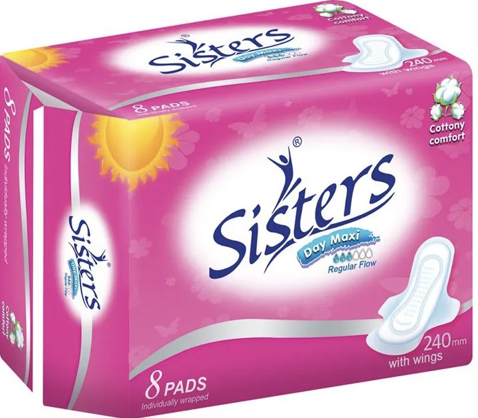 SISTERS SILK FLOSS DAY USE PINK 8'S