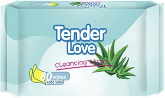 TENDER LOVE WIPES ALOE VERA 20's