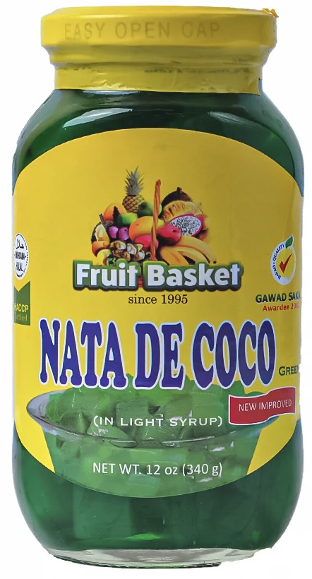 FRUIT BASKET NATA DE COCO GREEN 120OZ