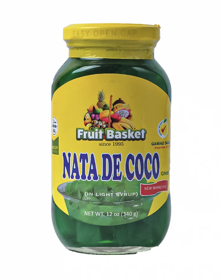FRUIT BASKET NATA DE COCO GREEN 8OZ