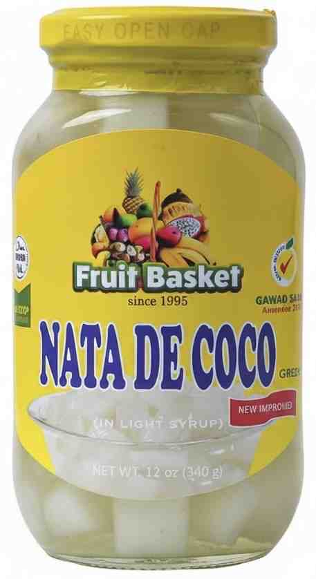 FRUIT BASKET NATA DE COCO WHITE 24OZ