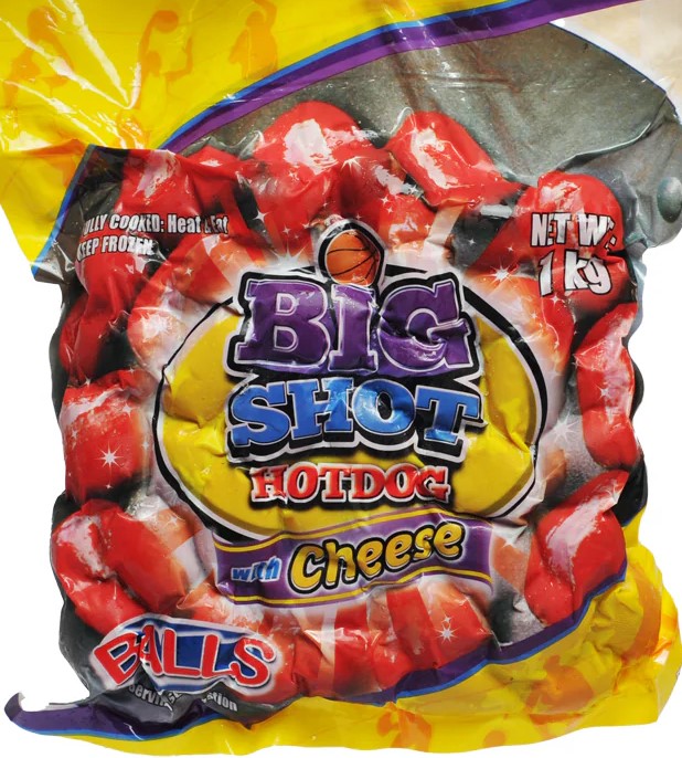 FROZEN BIGSHOT HOTDOG BALLS WITH CHEESE 1KG