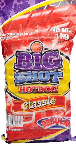 FROZEN BIGSHOT HOTDOG CLASSIC REGULAR 1KG