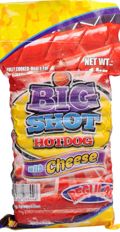 FROZEN BIGSHOT HOTDOG W/ CHEESE REG 1KL